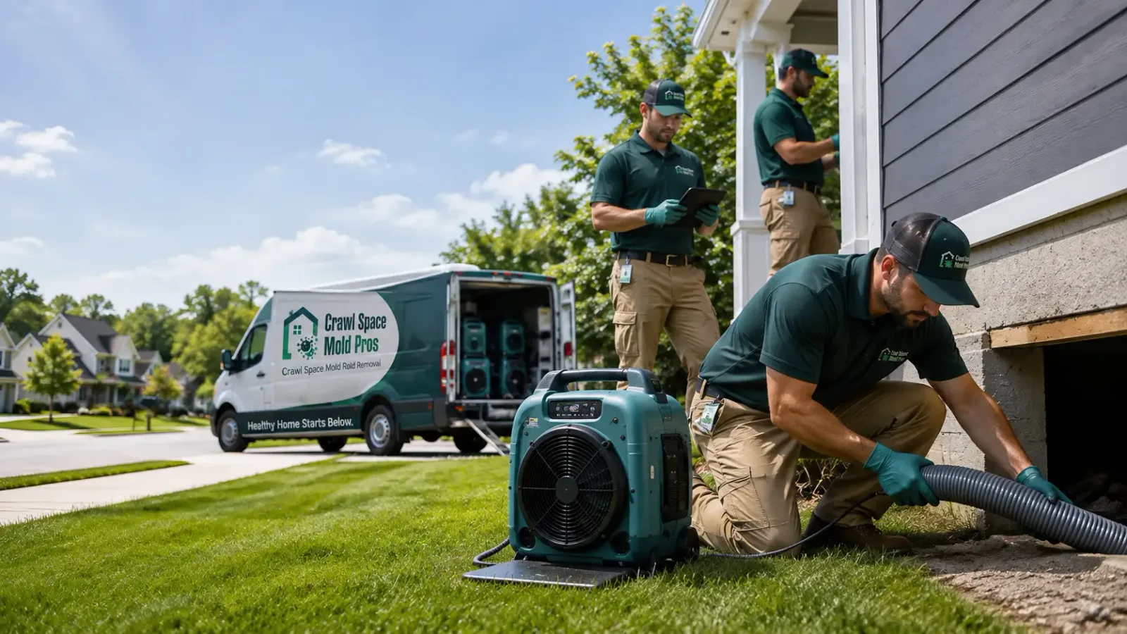 Crawl Space Mold Removal in Gualala, CA